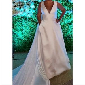 Rachel Zoe Wedding Dress - High Neck and Lace